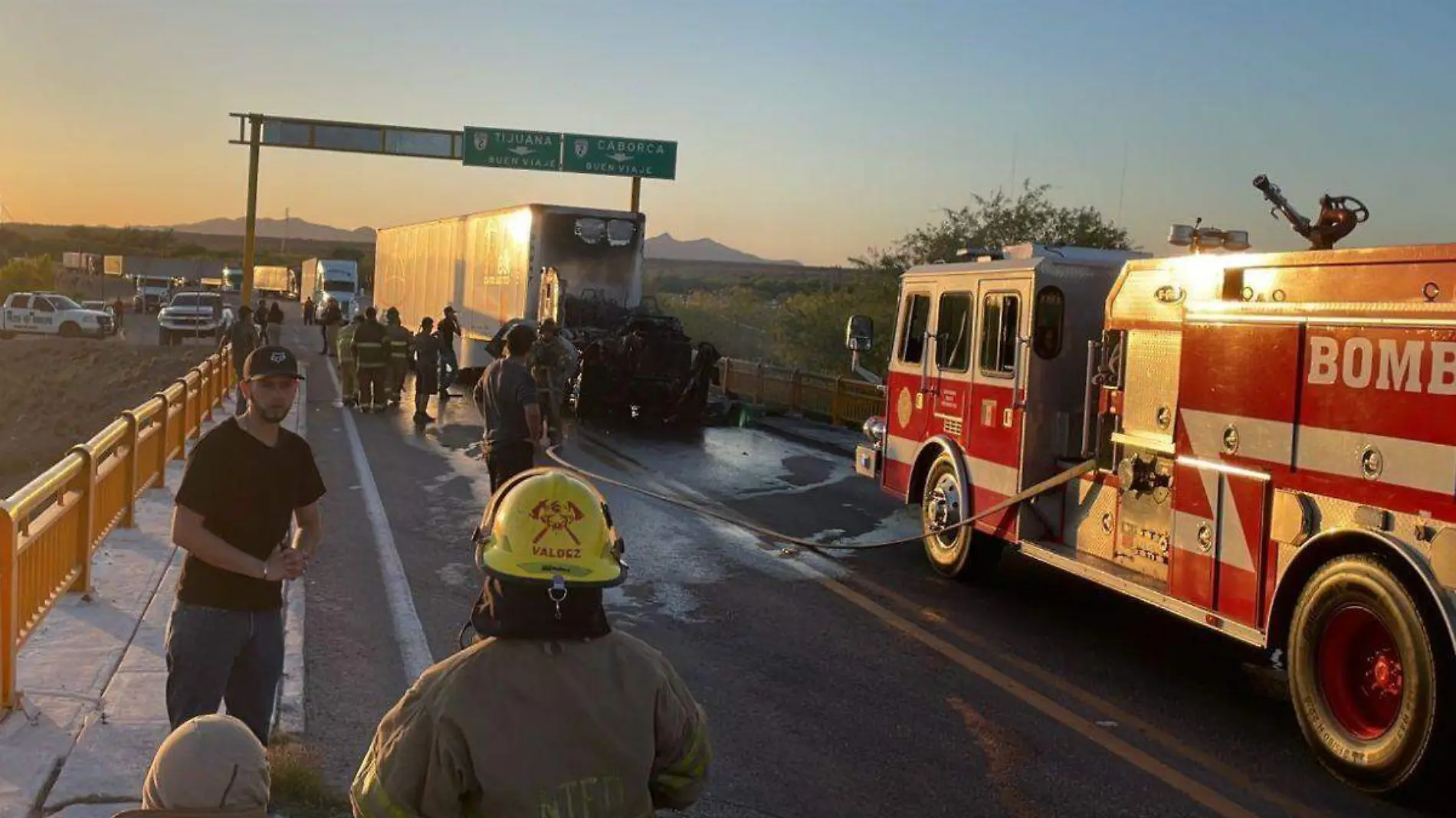 Incendio de trailer